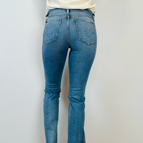 New HUDSON Nico Mid Rise Cigarette Jeans Fron Slits - Picture 6 of 11